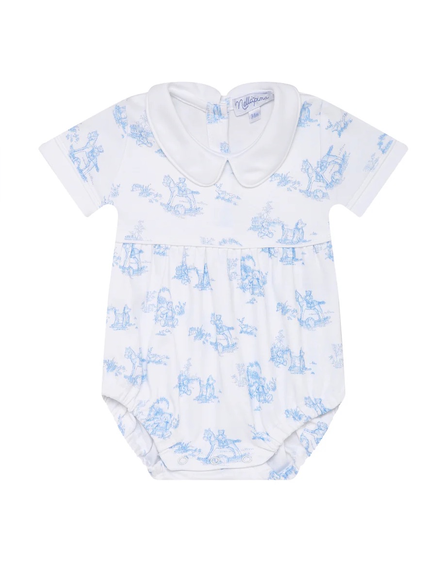 Nellapima Toile Collared Bubble 12/18m Euc